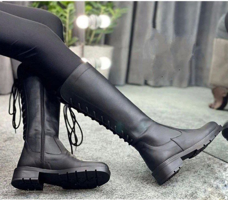 بوت بلند دخترانه مدل پشت بندی ارسال رایگان