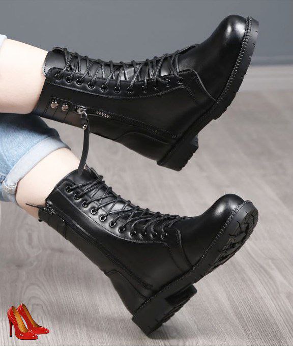 بوت دخترانه مدل جکسون جنس چرم ارسال رایگان