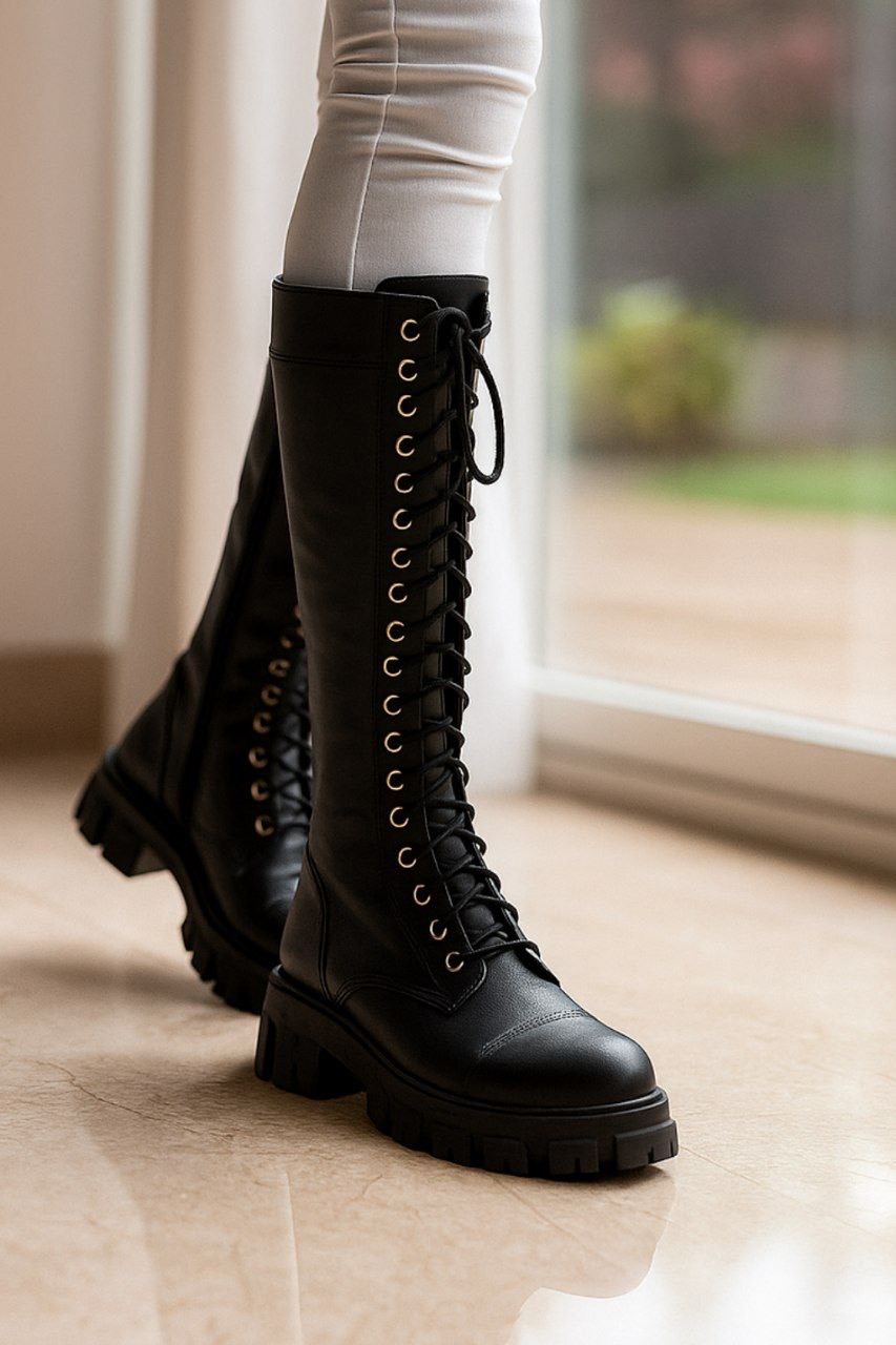 بوت بلند هزاربندی دخترانه ارسال رایگان